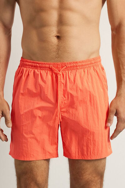 Intimissimi Solid Color Neon Swim Trunks Man Orange Size L | Intimissimi (US)