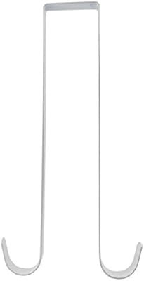 Nxtop Double Wreath Hanger 12" L White Premium Over The Door Metal Double Sided Wreath Hanger | Amazon (US)