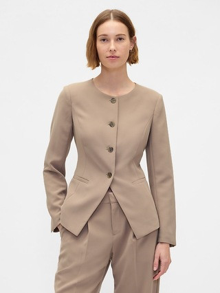 Collarless Blazer | Gap (US)