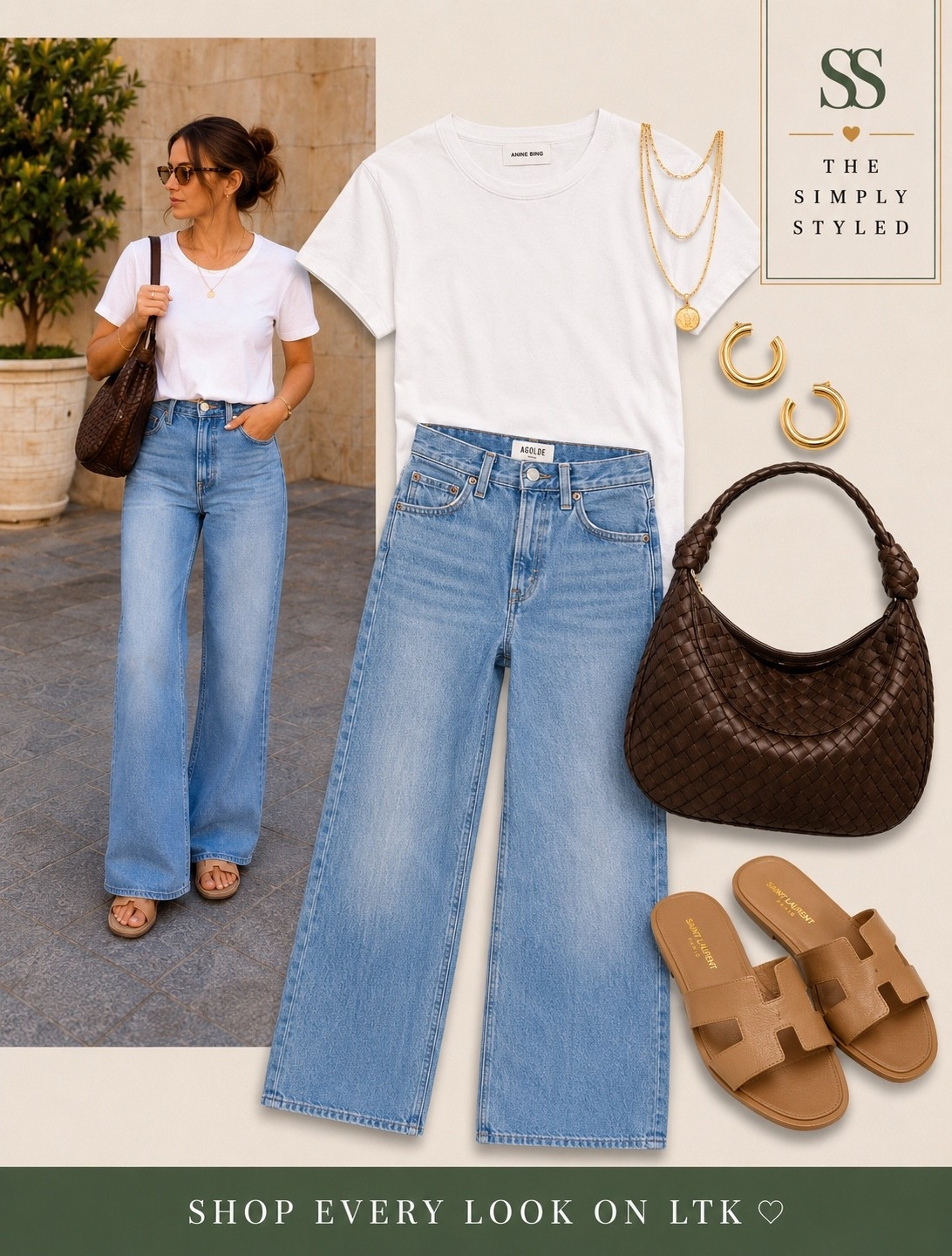 Classic white tee 🤍

This capsule wardrobe staple works with everything—from light wash wide-leg jeans and a chocolate blazer to linen shorts, tailored linen trousers, and a black skort. These are the outfit formulas I reach for over and over because they’re timeless, flattering, and easy to recreate.

Featuring:
✨ White crewneck t-shirt
✨ Light wash denim jeans
✨ Chocolate brown blazer
✨ White linen trousers
✨ Linen shorts
✨ Black skort
✨ Neutral sandals
✨ White sneakers
✨ Everyday handbags
✨ Gold jewelry essentials

Perfect for summer outfits, casual chic style, elevated basics, capsule wardrobe outfits, travel outfits, mom style, neutral fashion, and everyday fashion inspiration.

#capsulewardrobe #whiteteeoutfit #summerstyle #everydayoutfits #neutralstyle #elevatedbasics #casualchic #fashionover30 #fashionover40 #ltkstyle #outfitideas #minimalstyle #classicstyle #wardrobeessentials #summercapsulewardrobe

#LTKootd

#LTKootd #LTKgrwm #LTKmomlife