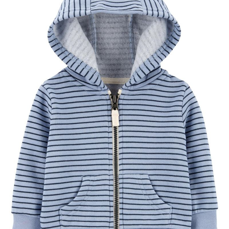 Zip-Up Fleece-Lined Hoodie | Carter's