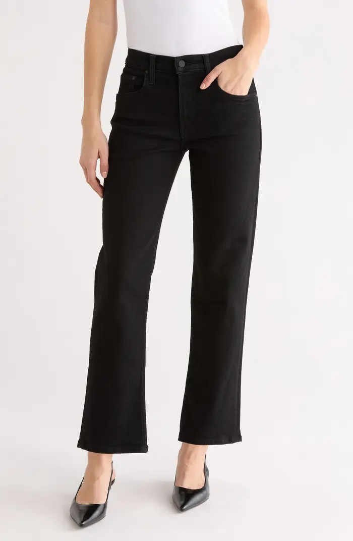 The Newbie Hover High Waist Ankle Straight Leg Jeans | Nordstrom
