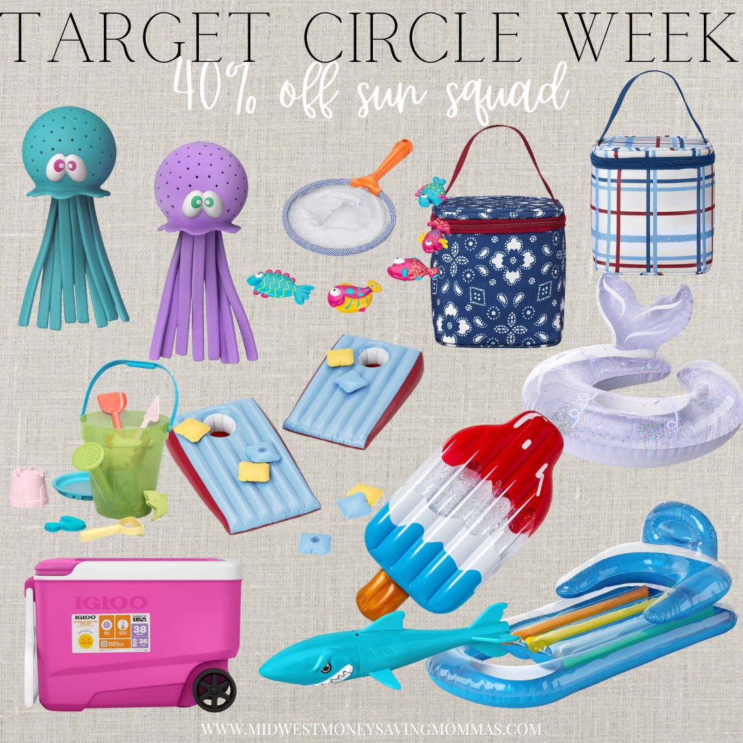 Target Circle Week 40% off sun squad @Target 

Pool floats pool toys summer toys cooler bag cooler games summer activities

#LTKmomlife #LTKKids #LTKSaleAlert