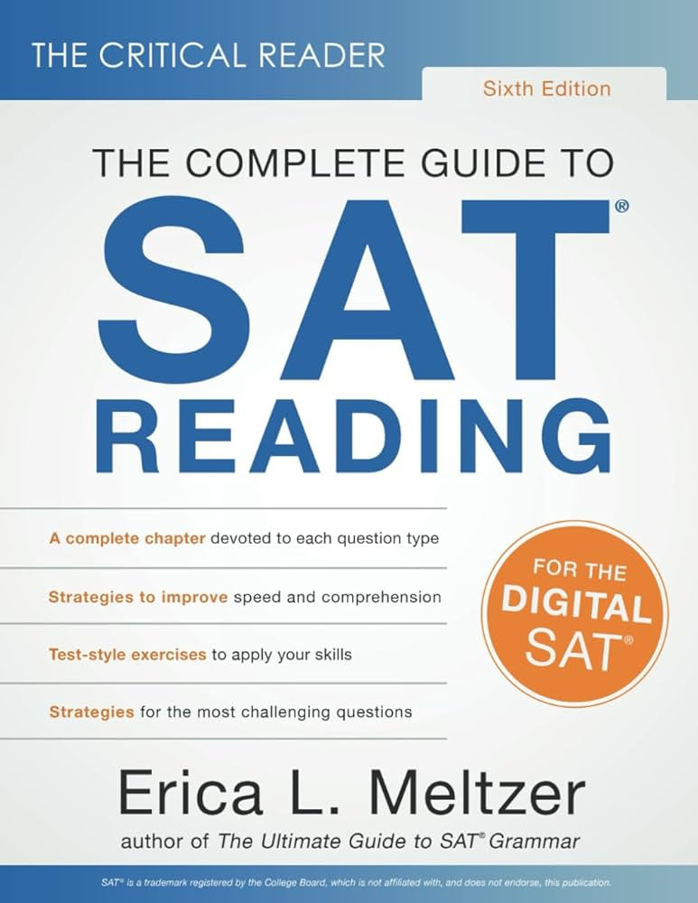 The Critical Reader, Sixth Edition: The Complete Guide to SAT Reading | Amazon (US)