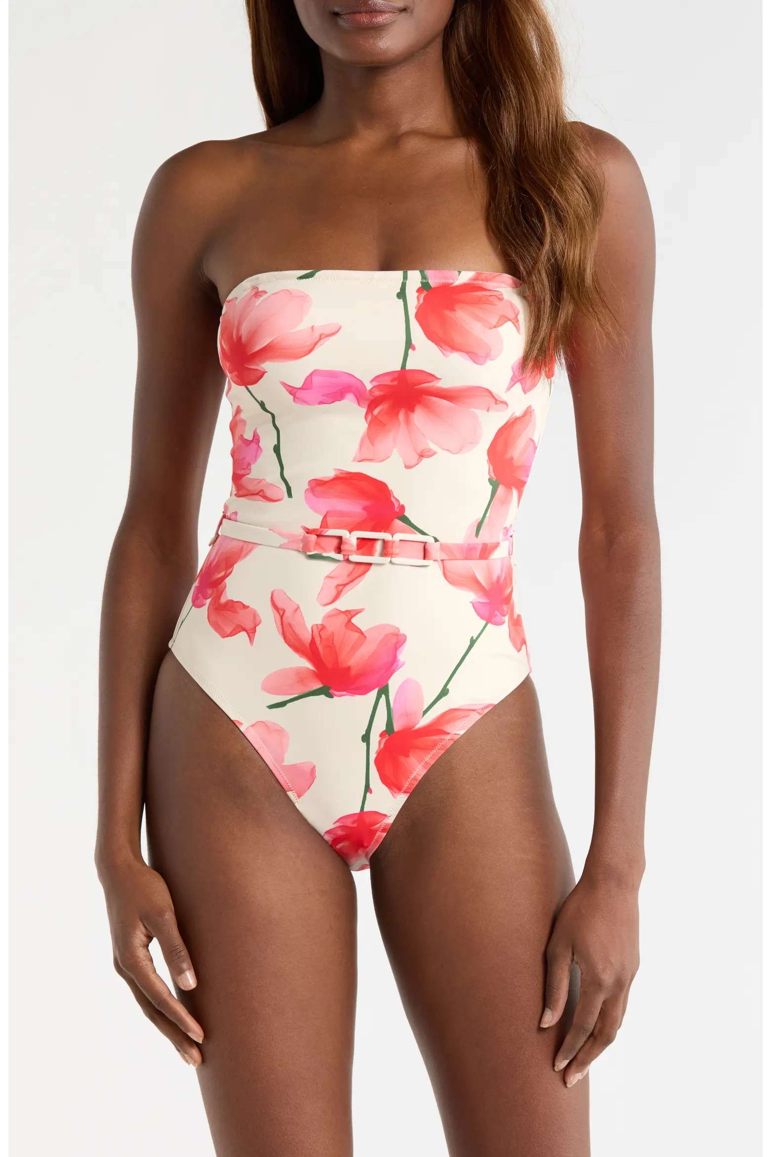 Chain Belt One-Piece Swimsuit (Women) | Nordstrom | Nordstrom