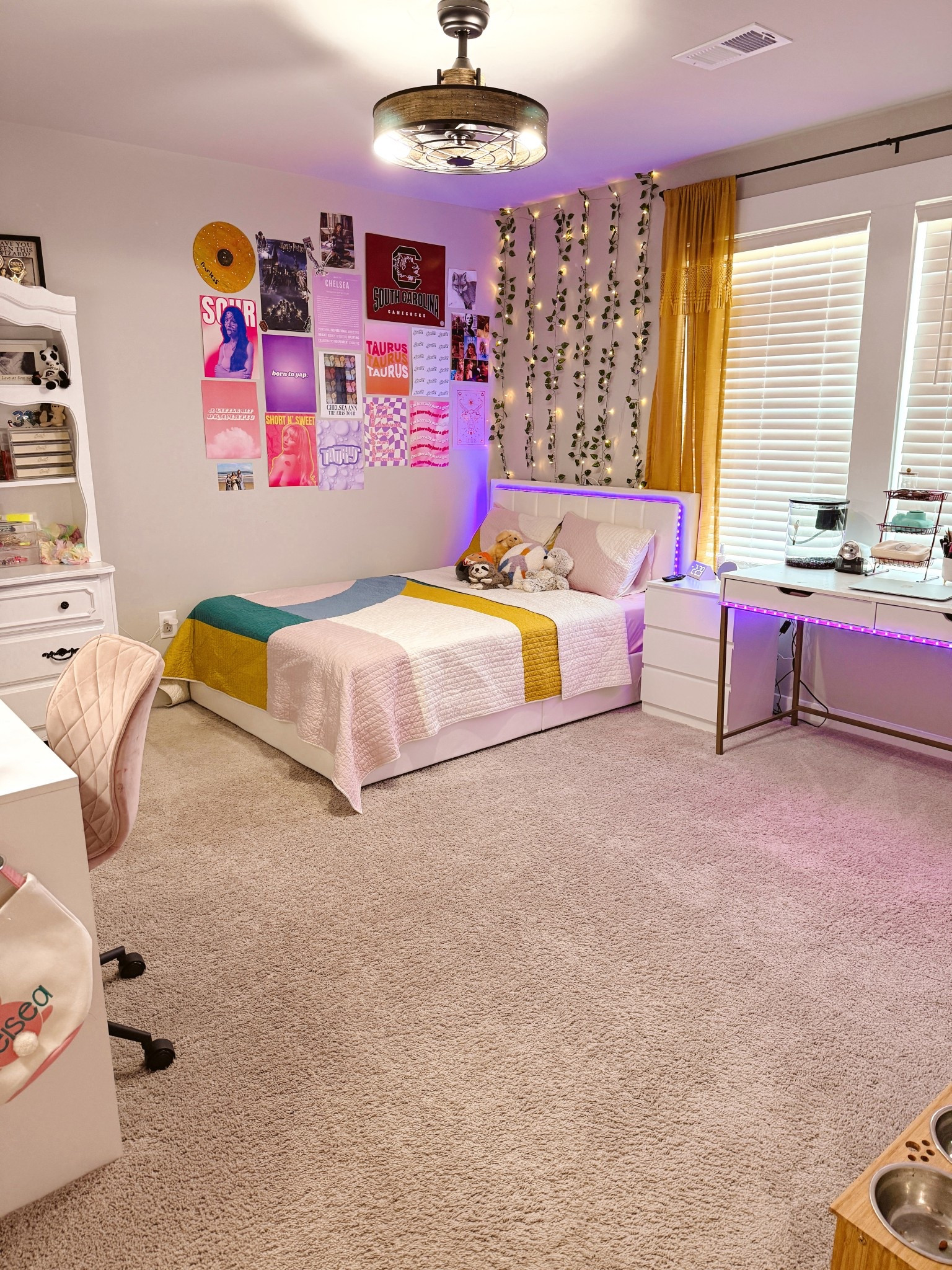 tween girl room. light up headboard

#LTKFamily #LTKKids #LTKHome