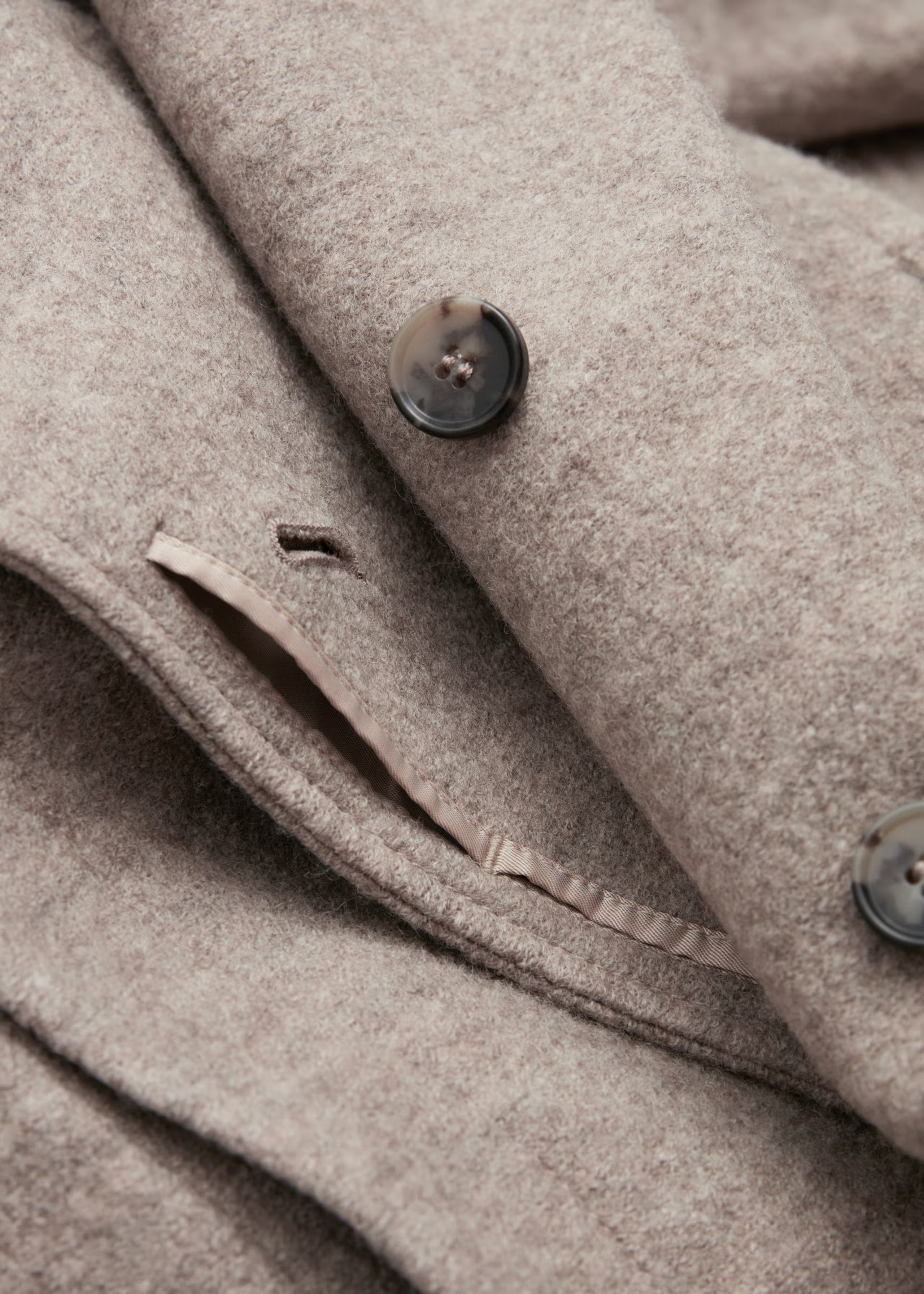 Voluminous Belted Wool Coat | & Other Stories UK