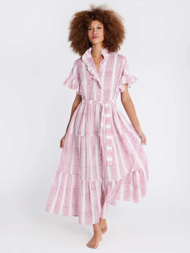 Shop Mille - Victoria Dress in Jaipur Stripe | Mille