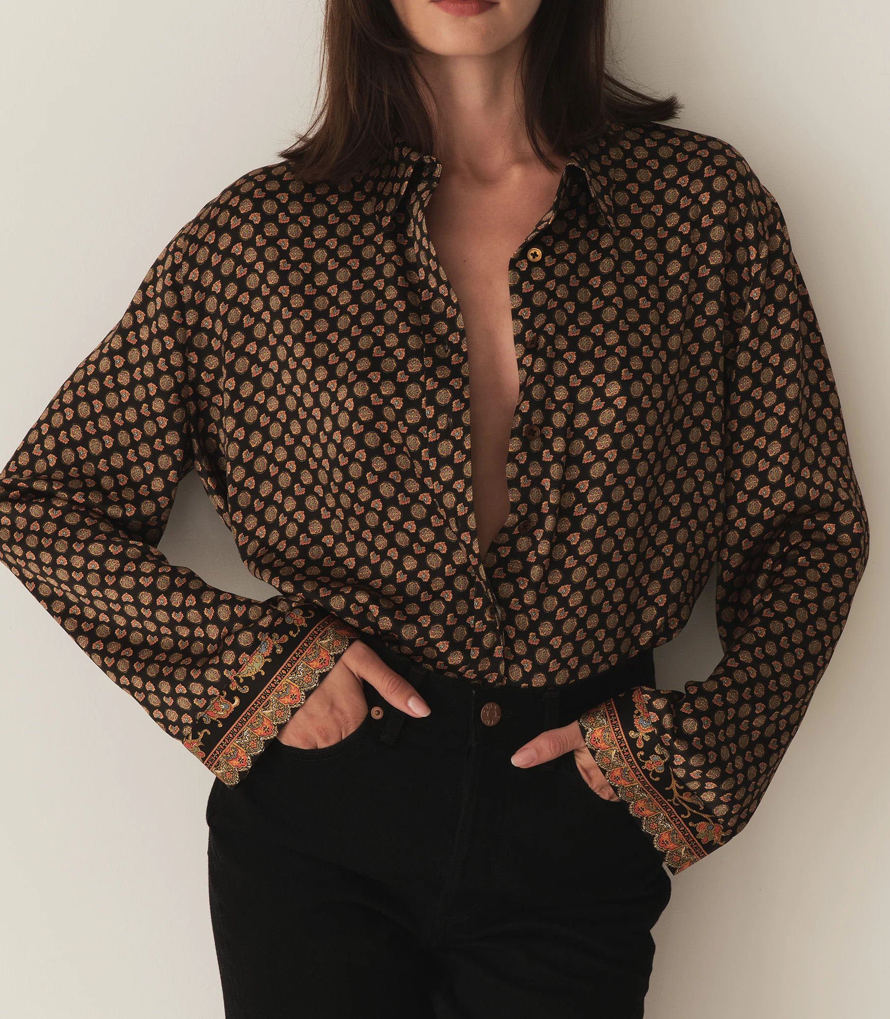 Hilla Top - Beauvoir Paisley | DÔEN | DOEN