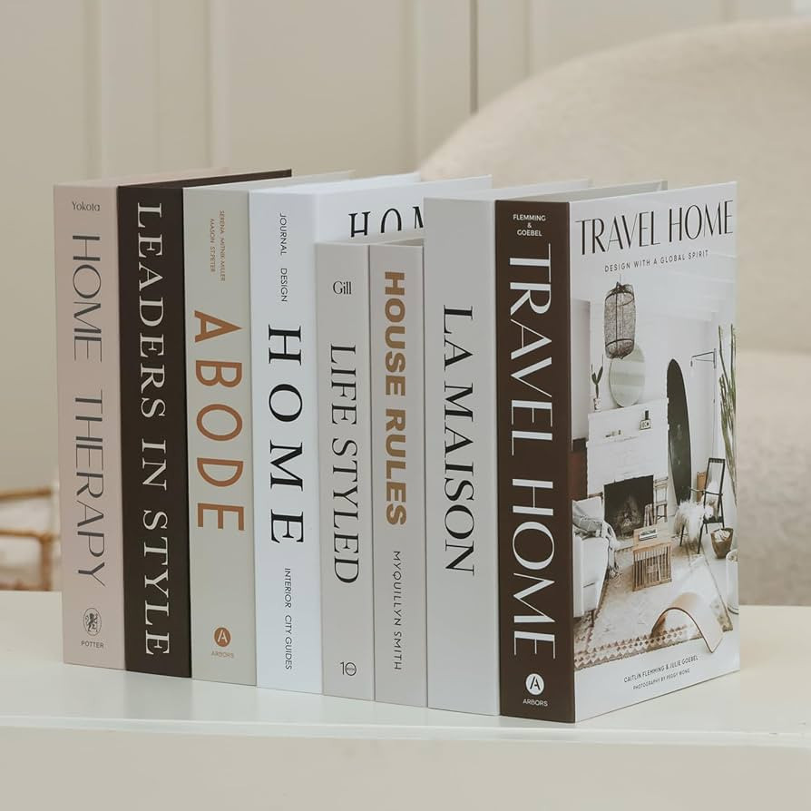 8 Pcs Decorative Books for Home Decor -Faux Books for Decoration - Coffee Table Decor Book\uff0cM... | Amazon (US)