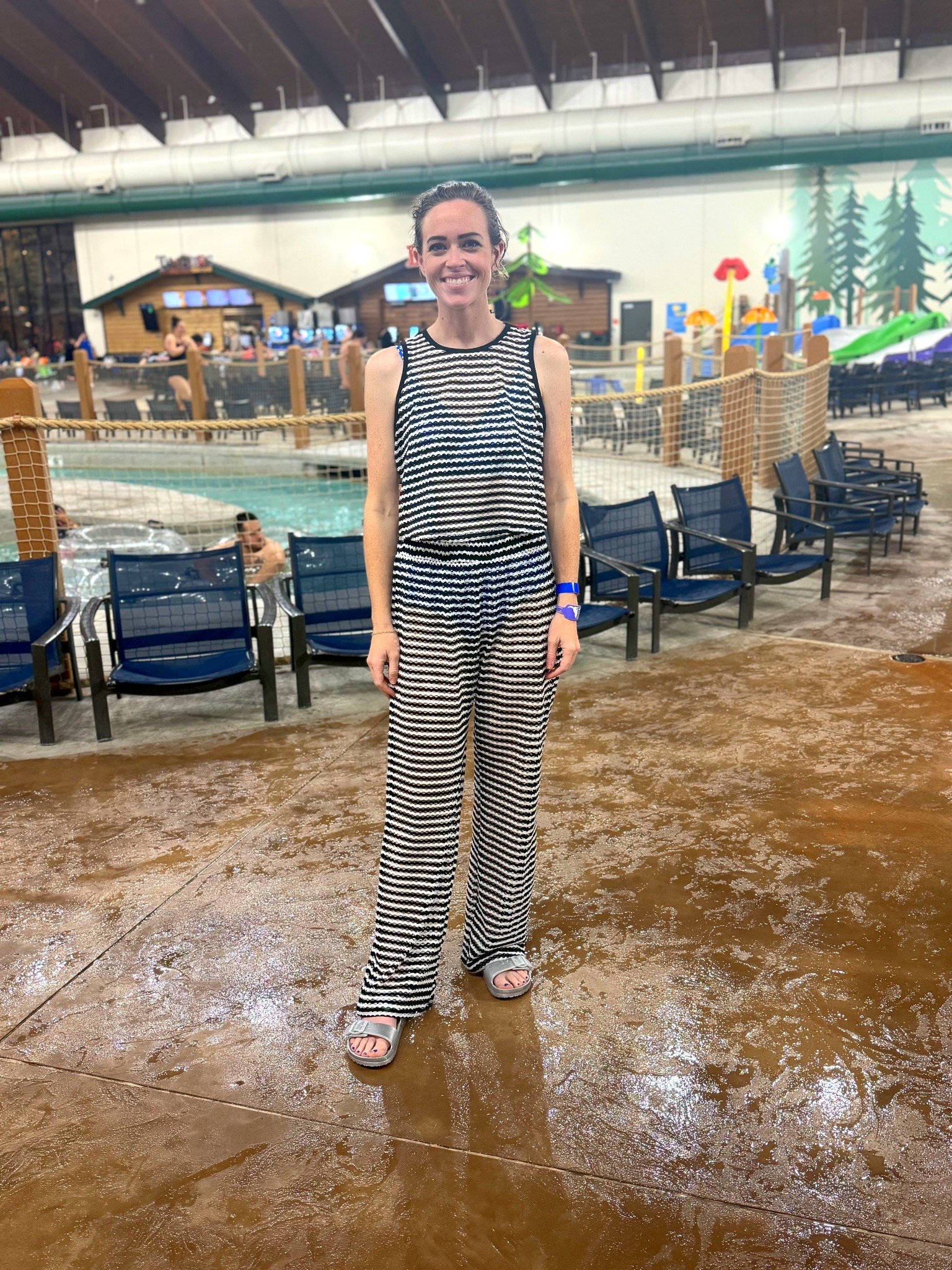 This two piece coverup set was perfect for our Great Wolf Lodge trip! I felt comfortable walking through the hotel to the waterpark

#LTKTravel #LTKSwim