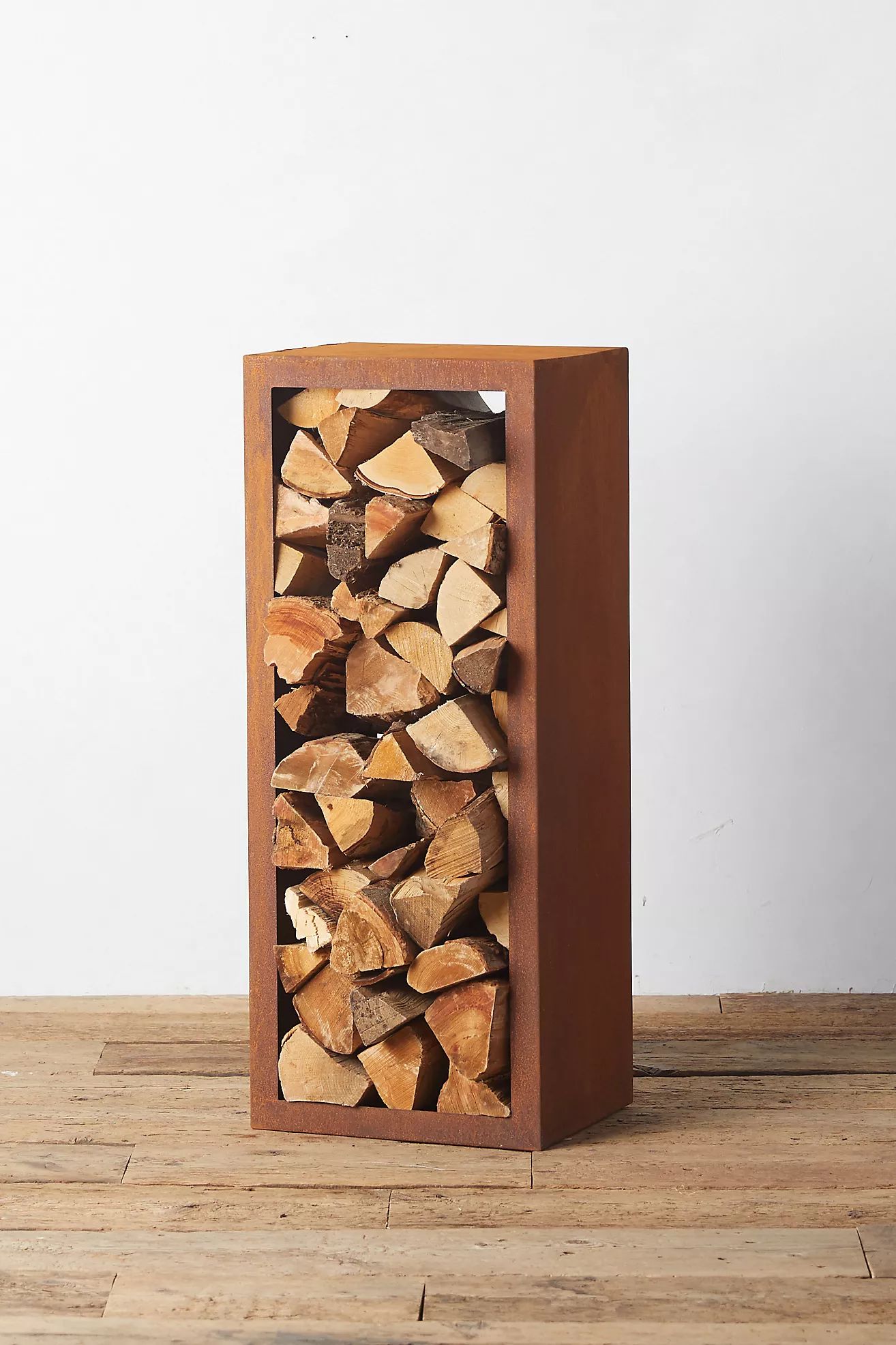 Weathering Steel Log Holder | Anthropologie (US)