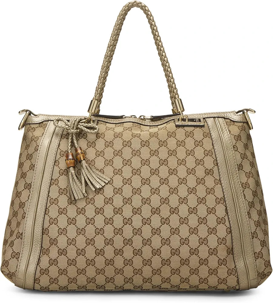 Amazon.com: Gucci, Pre-Loved Gold Original GG Canvas Bella Tote XL, Pink : Luxury Stores | Amazon (US)