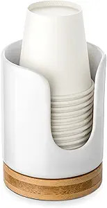Viosuniu Classic 3, 5 oz Ceramic Bathroom Cup Dispenser, Kids Safe - Essential Bathroom Accessori... | Amazon (US)