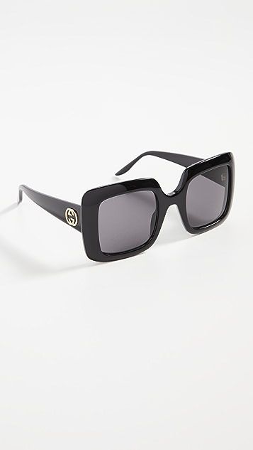 Thick Oversize Square Sunglasses | Shopbop