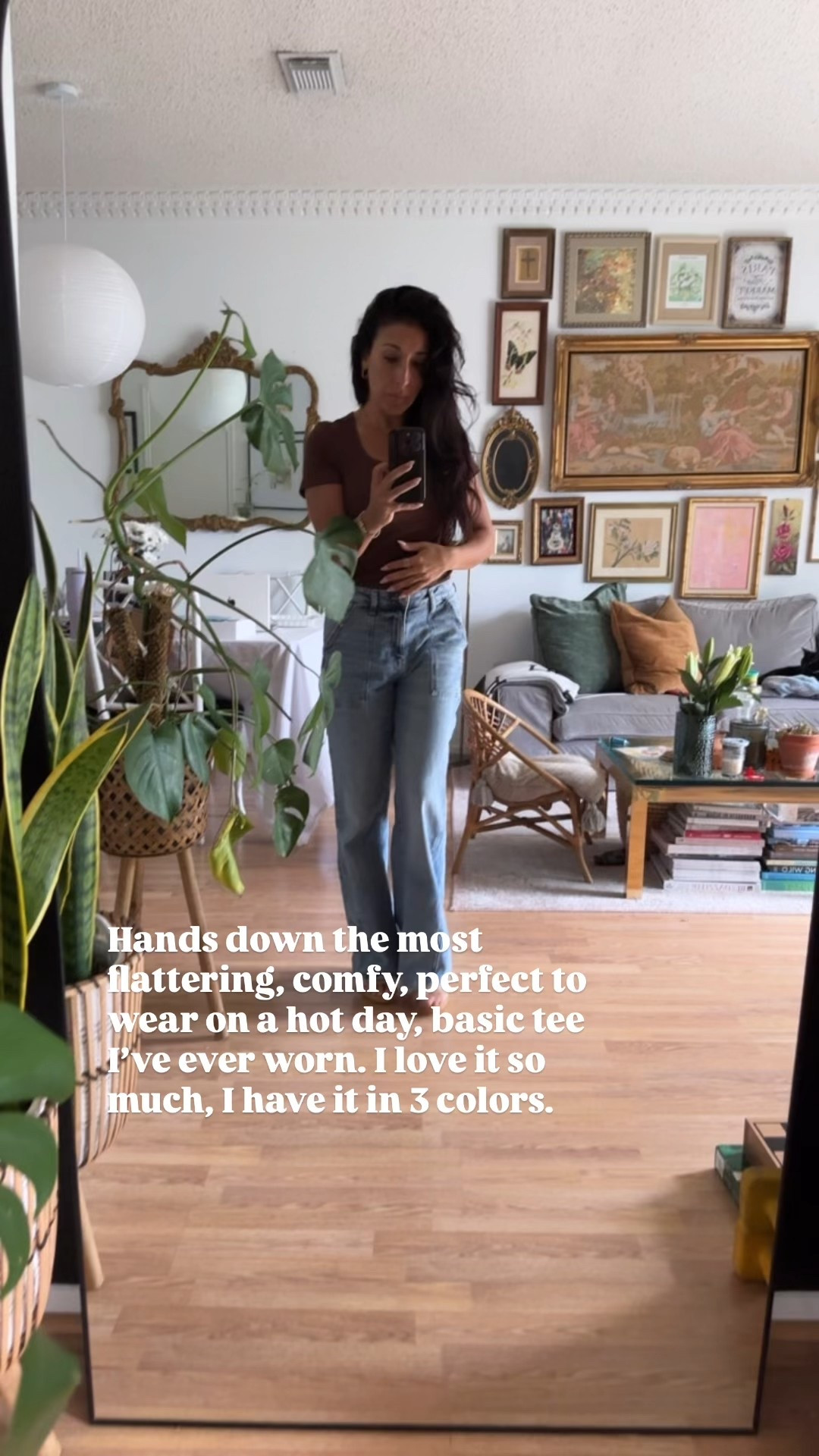 The most flattering , comfy basic tee I’ve ever worn  

#LTKOver40