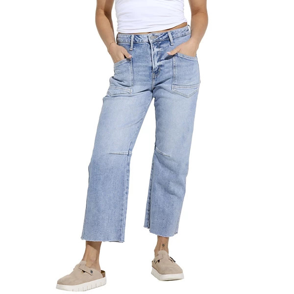 Women's Vervet Baggy Relaxed Fit Straight Jeans Light Wash 31 27 | Scheels