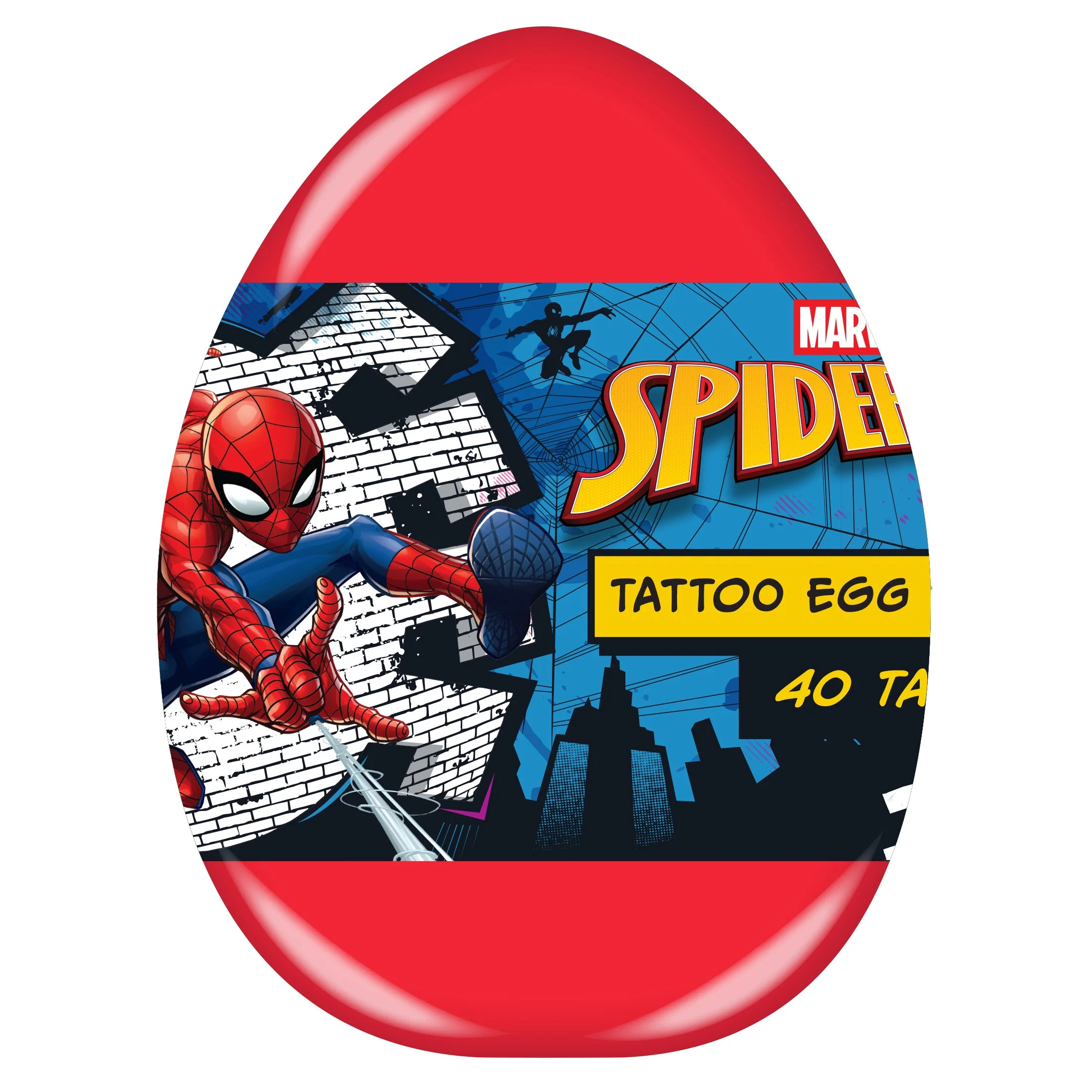 Marvel Spider-Man Tattoo Egg Set for Easter, 40 Count, for Ages 3+ | Walmart (US)