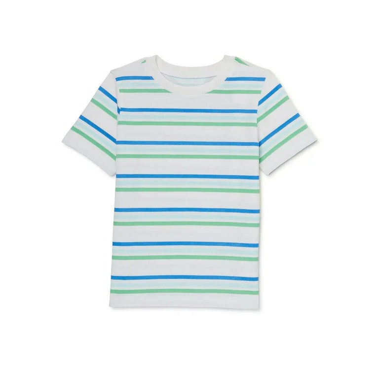 Garanimals Toddler Boy Short Sleeve Striped T-Shirt, Sizes 18M-5T | Walmart (US)
