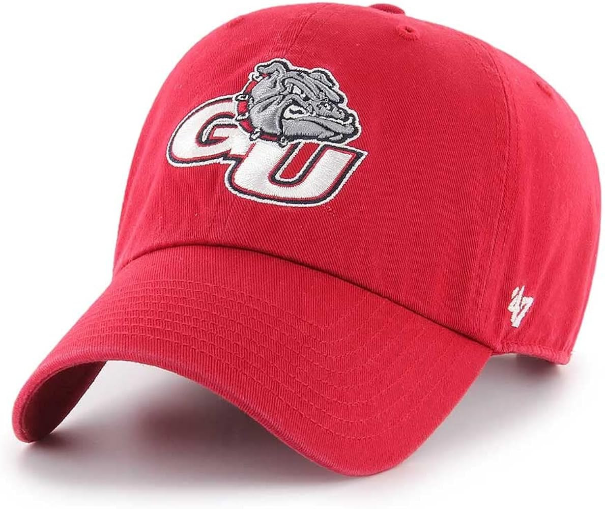 Gonzaga Bulldogs '47 Brand Clean Up Adjustable Hat - Red | Amazon (US)