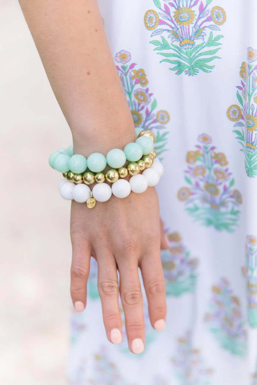 Georgia by Lisi Lerch | Chunky Quartz Bead Statement Bracelet | Lisi Lerch Inc
