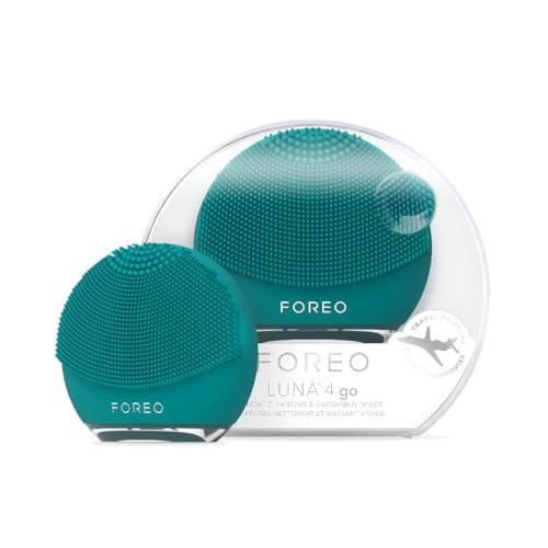 FOREO Luna 4 go Face Cleansing Brush & Firming Massager - Premium Face Care - Enhances Absorption - Simple Skin Care Tools - for All Skin Types- Evergreen | Amazon (US)
