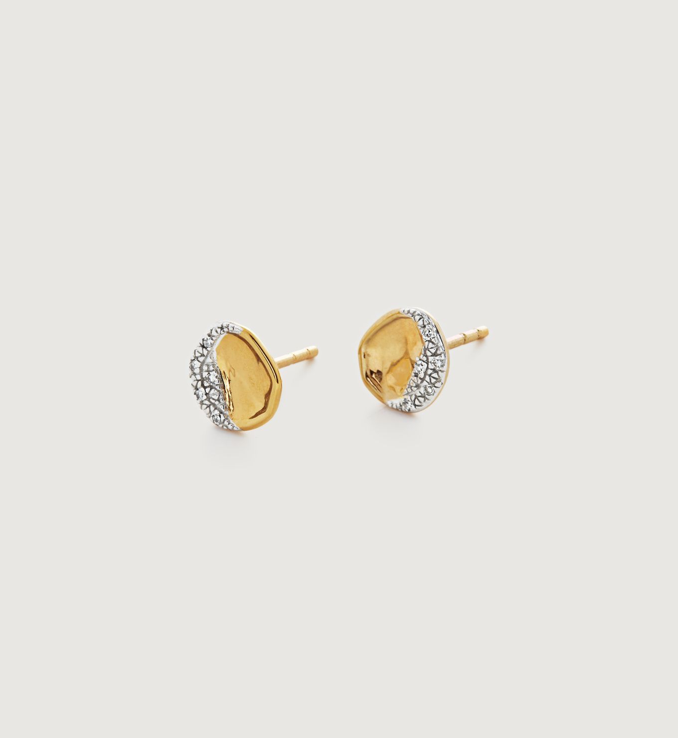 Riva Shore Diamond Stud Earrings | Monica Vinader (Global)
