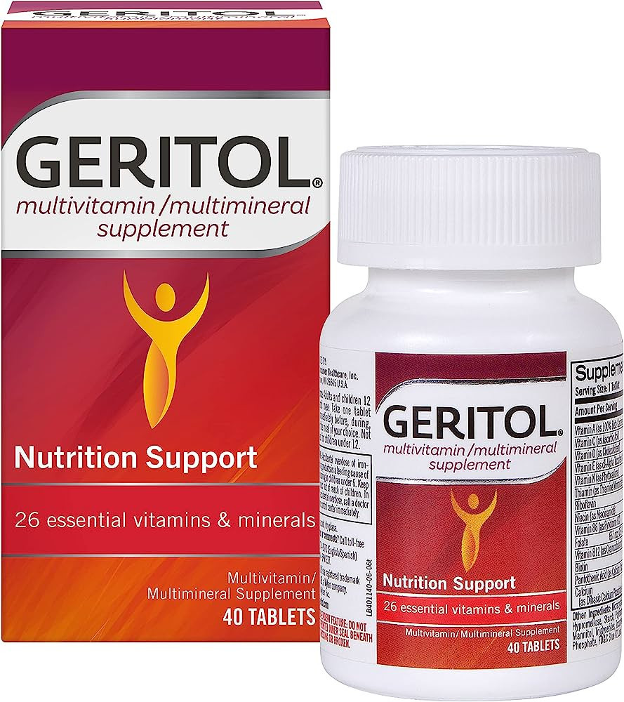 Geritol, Multivitamin Supplement, Contains B-Vitamins, Antioxidants, Vitamins C, E & D and Iron, ... | Amazon (US)