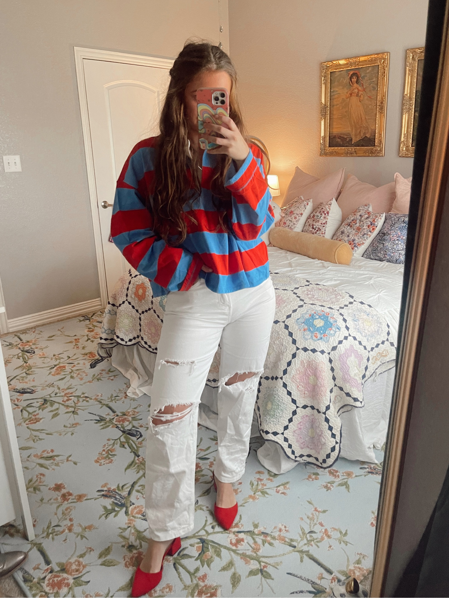 Wearing XL shirt 

#LTKworkwear #LTKunder50