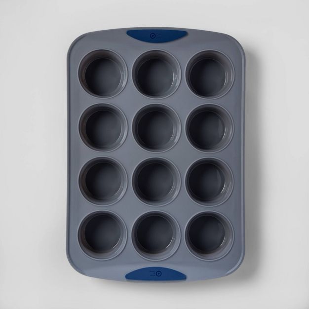 12ct Silicone Muffin Pan - Made By Design™ | Target