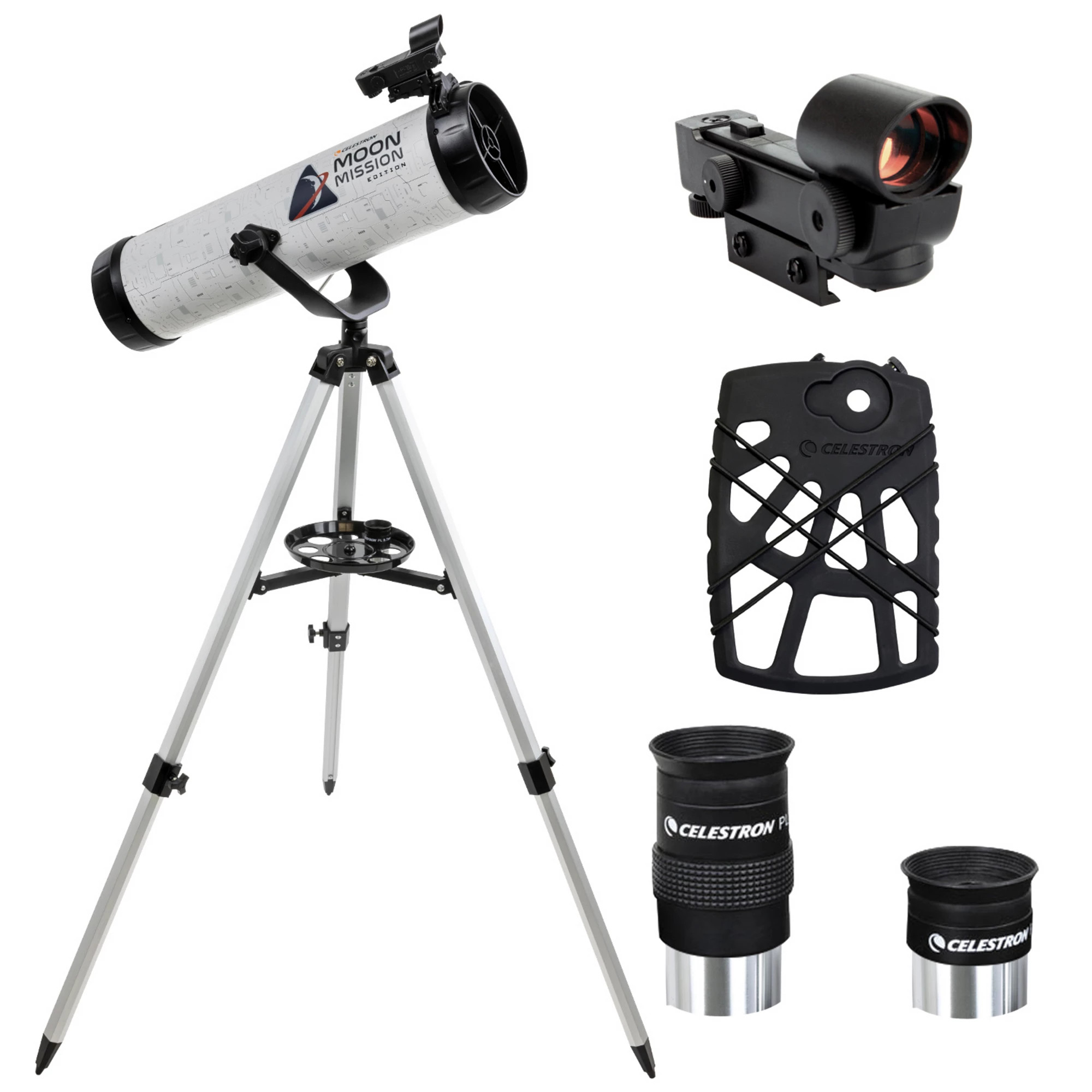 Celestron Moon Mission 114AZ-SR Reflector Telescope with Smartphone Adapter | Kohl's