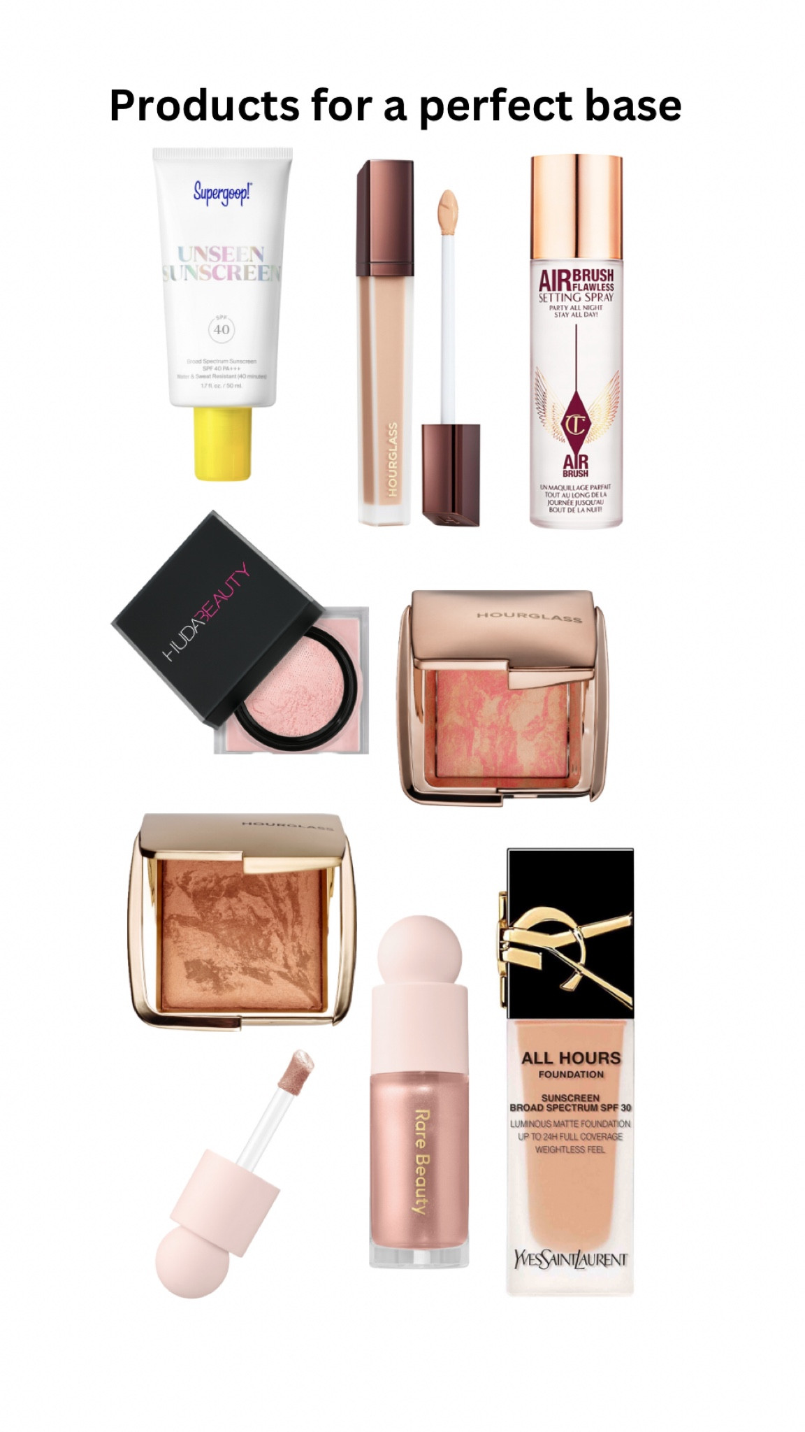 Products for the perfect base 

#LTKU #LTKStyleTip #LTKBeauty