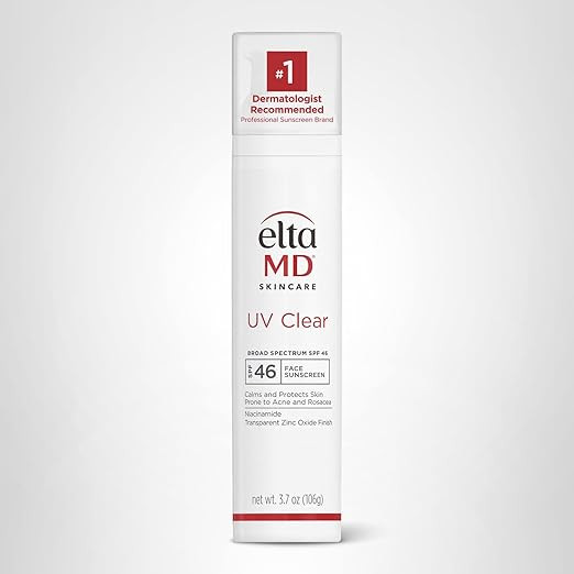 EltaMD UV Clear Face Sunscreen SPF 46, Oil-Free Sunscreen with Zinc Oxide, Dermatologist Recommen... | Amazon (US)