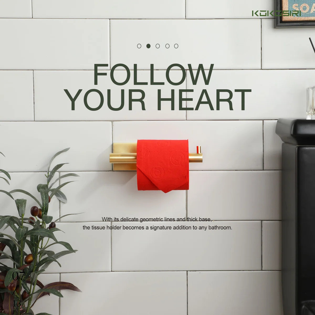 KOKOSIRI Toilet Paper Holder Wall Mount & Reviews | Wayfair | Wayfair North America