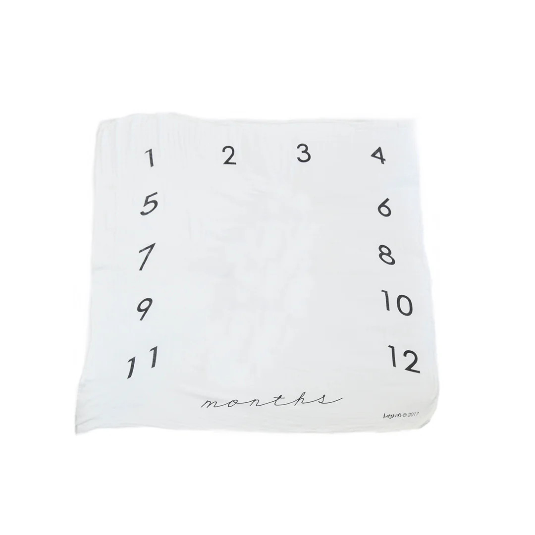 Square Months Milestone Blanket | Project Nursery