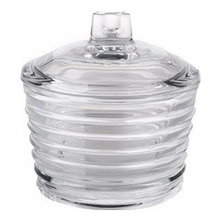 Açucareiro De Cristal Colmeia Tampa Luxo Mesa Posta Cantinho do Café | Shopee (BR)