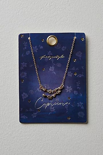 Flower Zodiac Constellation Necklace | Free People (Global - UK&FR Excluded)