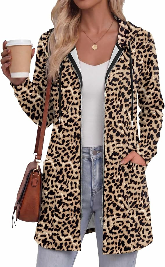 Zeagoo Hoodies for Women Fall Zip up Jacket with Pocket 2026 S-3XL | Womens Zip up Hoodies,Tunic ... | Amazon (US)