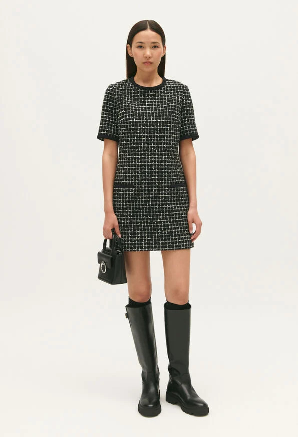 Robe courte tweed bicolore | Claudie Pierlot (FR, DE, ES, UK)