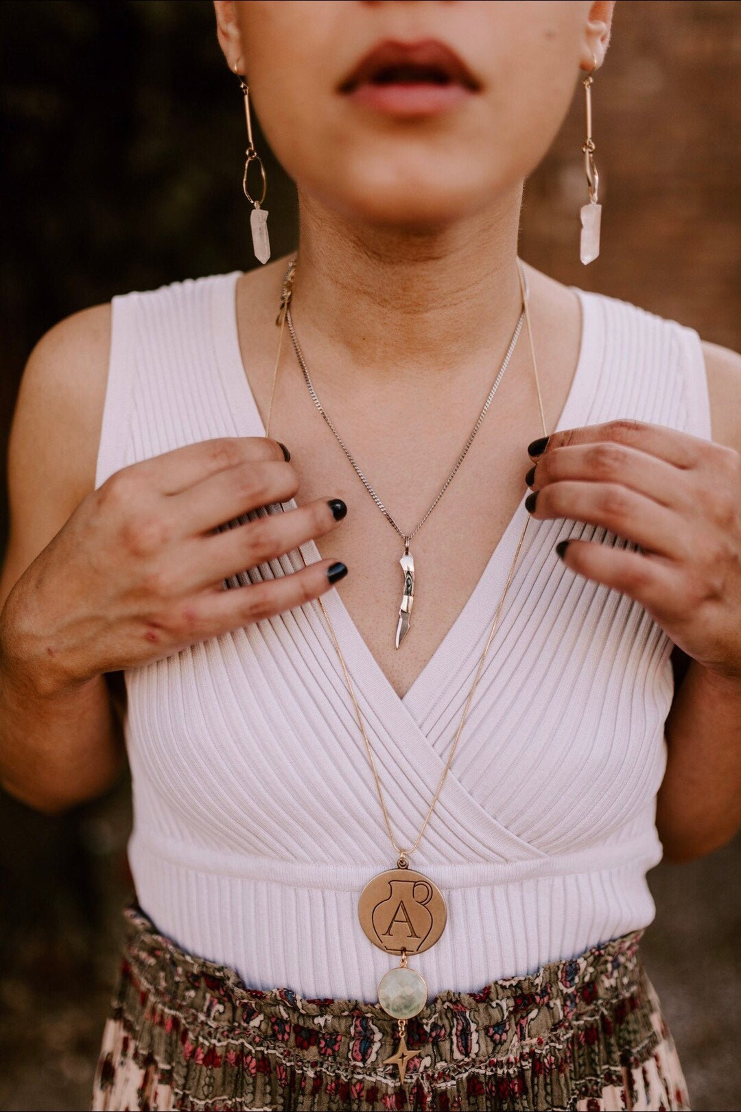 Vintage Mini Abalone Stainless Steel Knife Necklace - Etsy | Etsy (US)