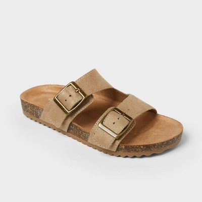 Kids' Drew Two Band Sandals - Cat & Jack™ Taupe 6 | Target
