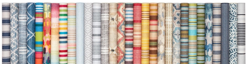 Malta Blue Machine Washable Rug | Annie Selke