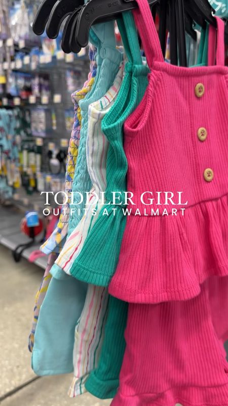 the cutest outfits for toddlers at Walmart 😍 they’re sooo soft — & perfect for spring and summer ☀️ they’re super affordable and come in 12M - 5T 🫶🏼 share with a toddler girl Mom, who would love these and follow for more kids fashion finds 💛

#walmartfinds #walmartfashion #toddlergirlstyle #toddlerootd #kidsfashion #toddlergirlfashion #tinytrendswithtori #toddlerstyle 

#LTKfamily #LTKkids #LTKfindsunder50