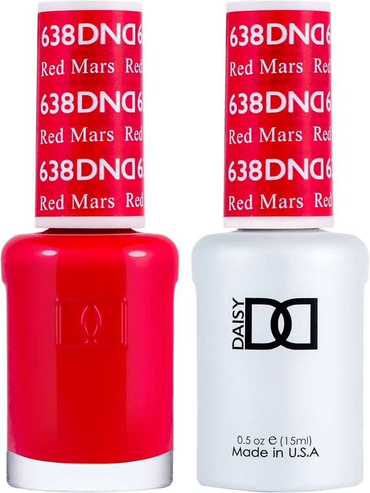 DND GEL Polish Set - 1 Each of Red Gel Polish and Red Nail Polish - 0.5 Oz | Amazon (US)