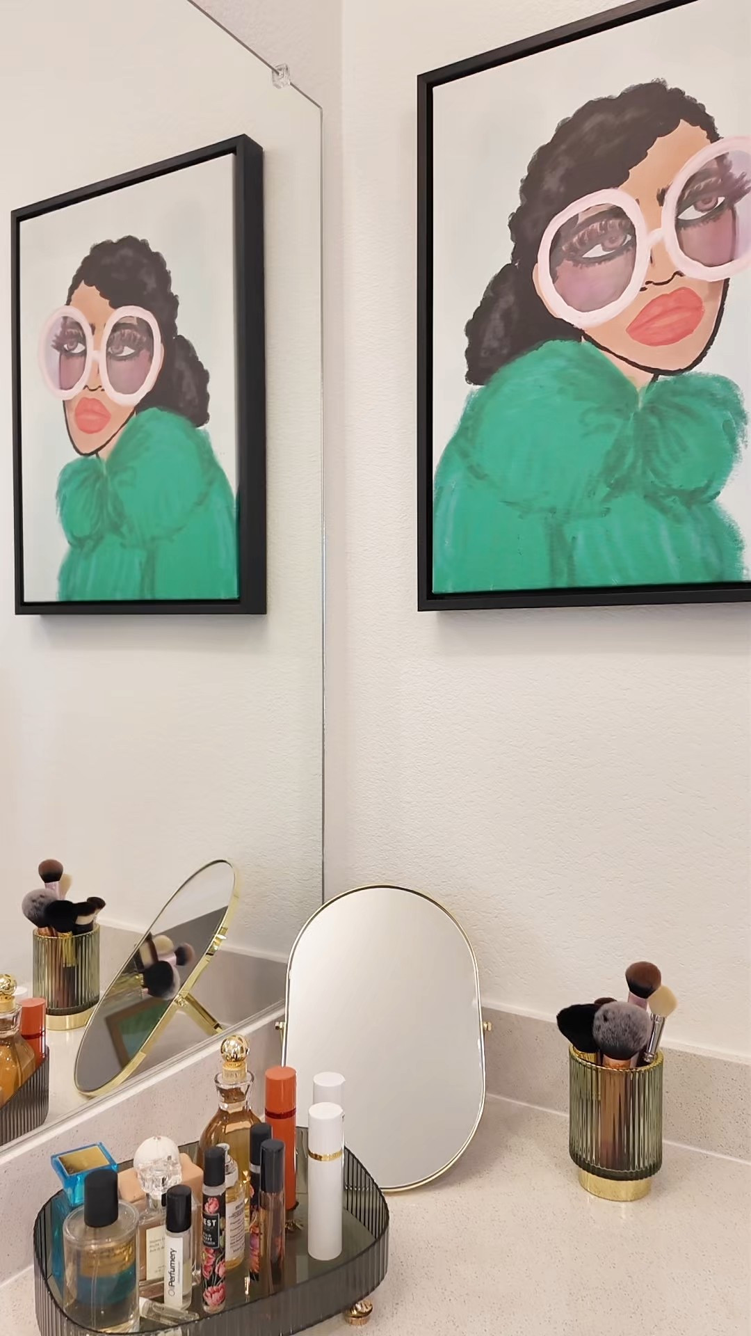 Current art collection highlighting mixed green hues, abstract art and black girl magic.

#LTKHome