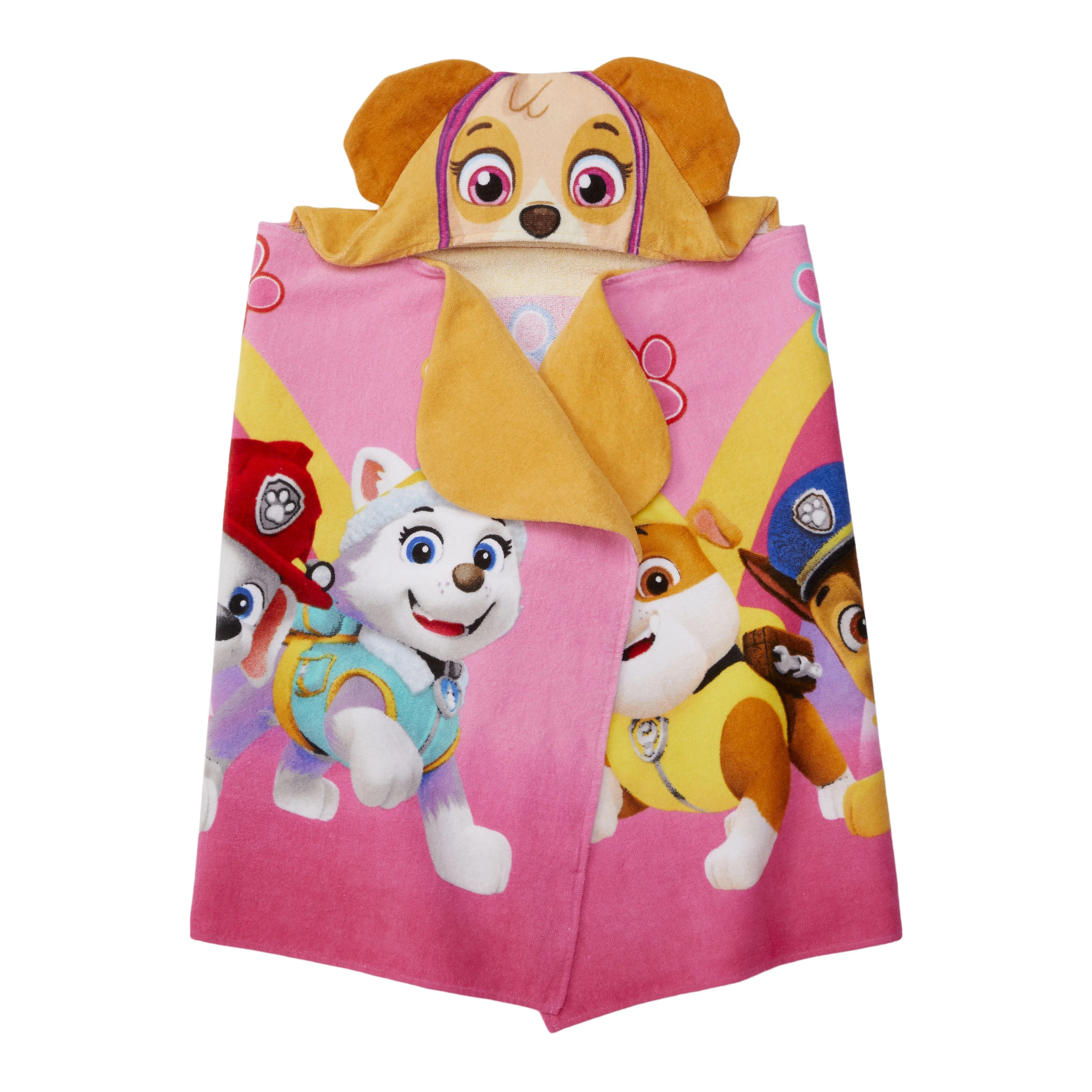 Paw Patrol Skye Kids Cotton Hooded Towel - Walmart.com | Walmart (US)