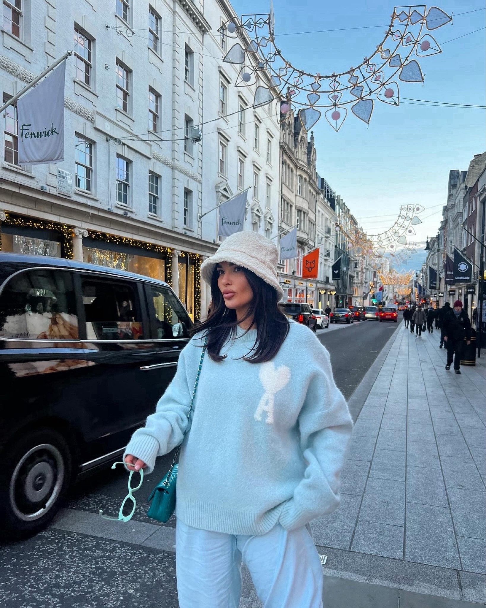 Baby it’s cold outside ❄️❄️ this icy blue knit is actually my boyfriend’s and I love it 🫶 I’ve linked some of my other faves from this brand too 
