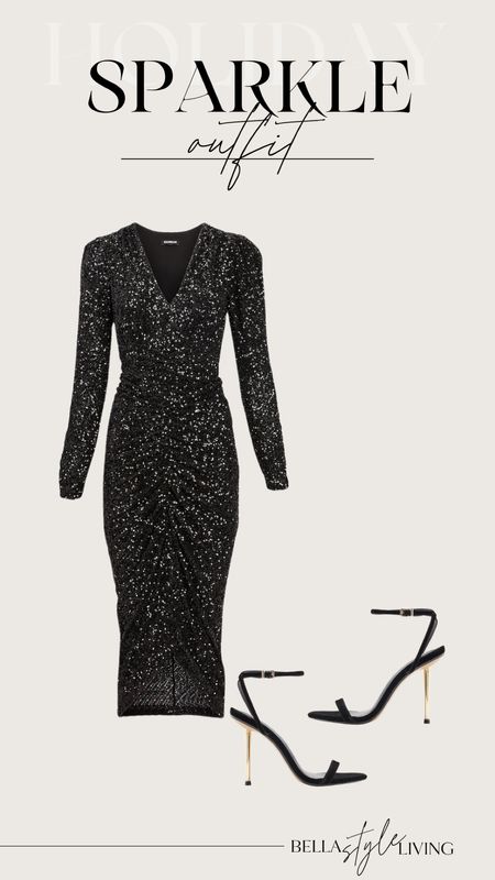 Express is currently 50% off!

Love this sparkle wrap dress paired with a black heel. Classic and timeless with a pop of sparkle. Perfect for a holiday work party or new years! 

#LTKSeasonal #LTKHoliday #LTKshoecrush