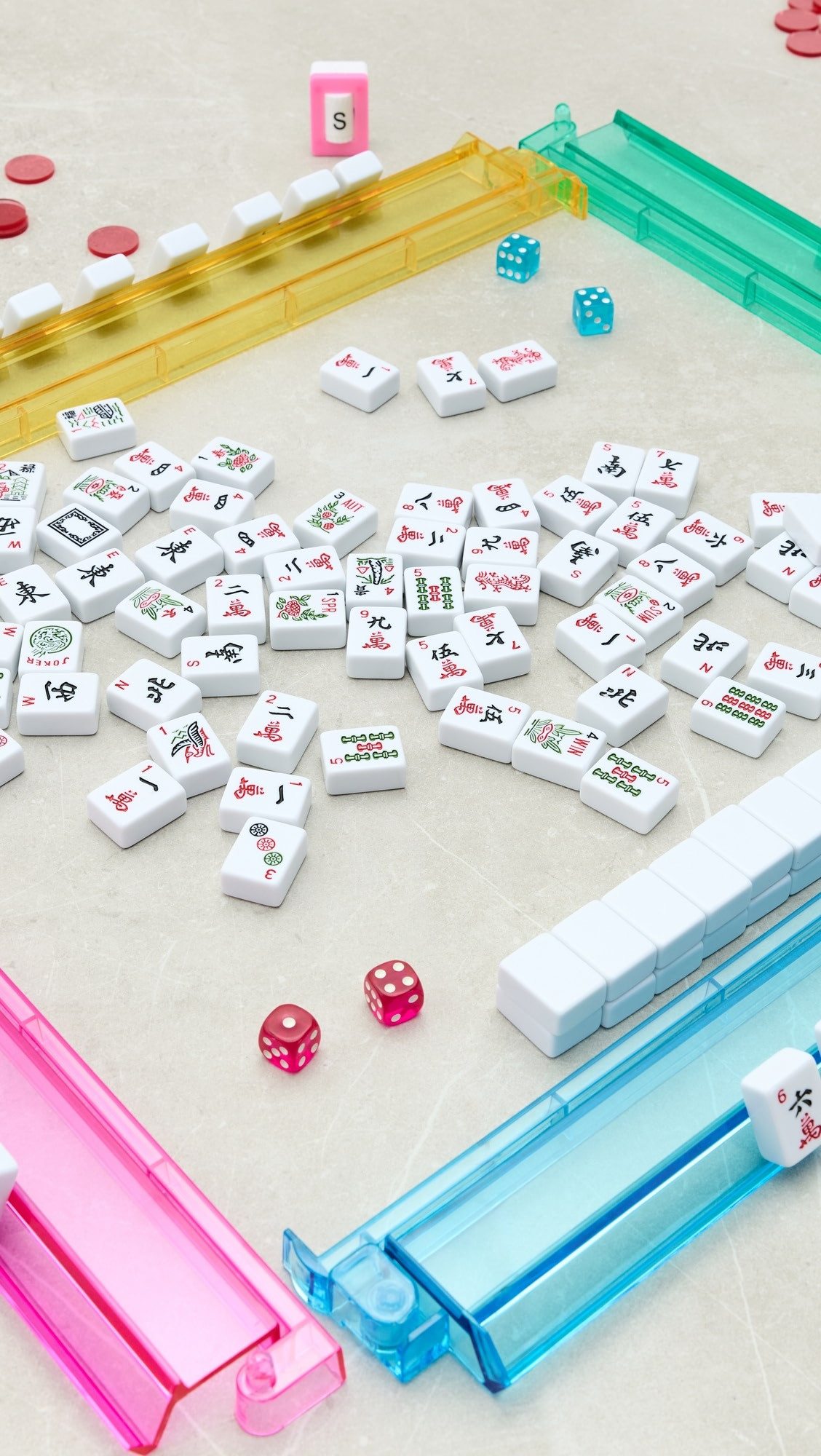 Lucite "Mahjon" Game Set (Lucite Box) | Shopbop