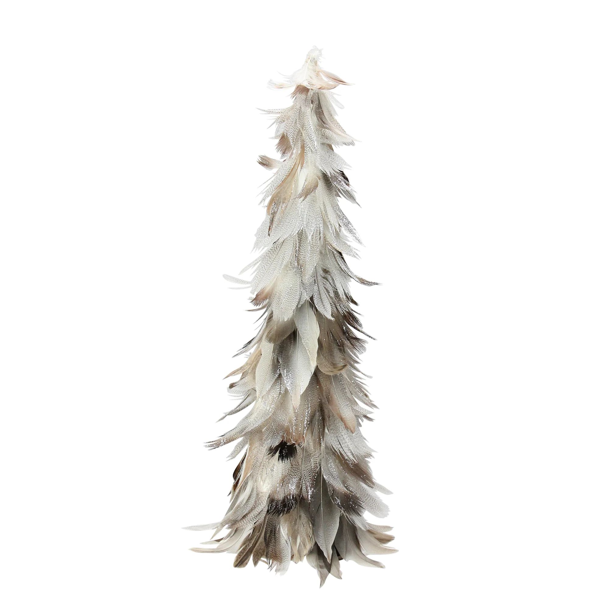 Light Glittered Feather Cone Tree Christmas Decoration | Wayfair Professional